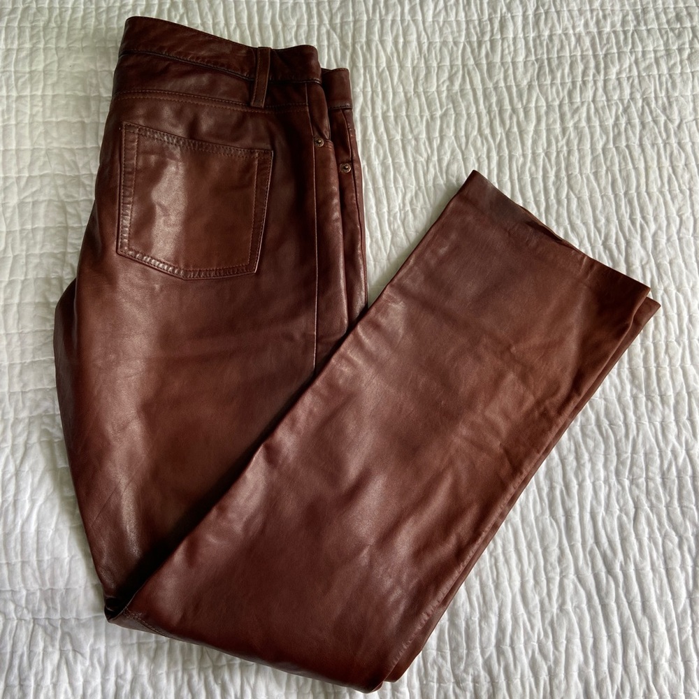 Ralph Lauren Rugby leather pants